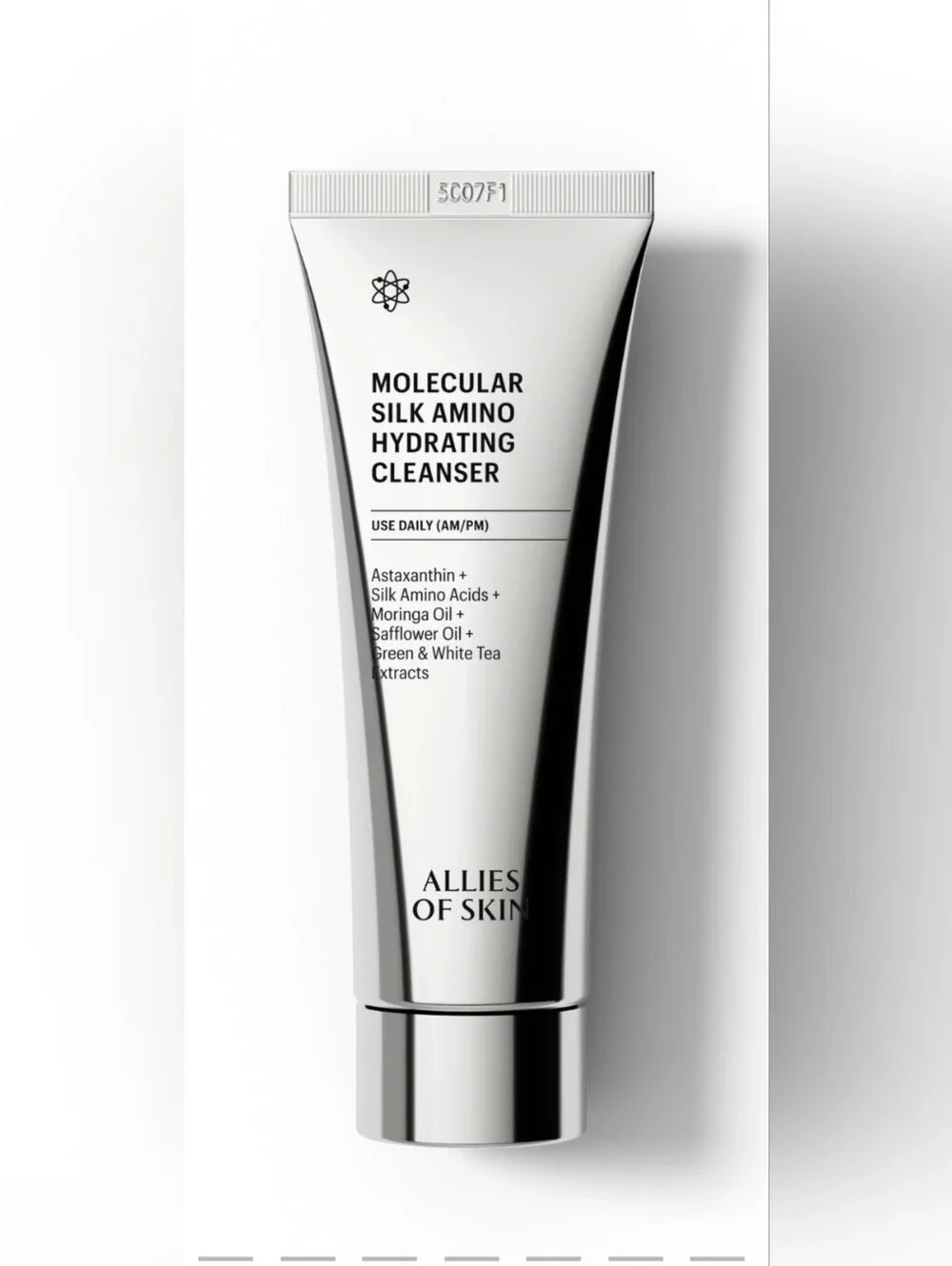 Allies of Skin FIRE! NIB! Molecular Silk Amino Hydrating Cleanser in 100ml.